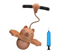 Generico Children's Bouncing Ball - Outdoor Toys with Handle Inflatable Balance | Playful Capybara Design Non-Slip Exterior | Bouncing Ball - Kindergarten Elementary School Exercise