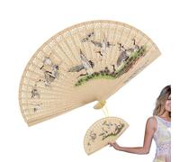 Genérico Chinese Fan - Folding Hand Fan | Handheld Fans | Hand Fans with Tassel Props Decoration Traditional Chineses Dance Fanss for Birthday Dancing Cosplay Wedding Party