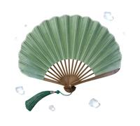 Generico Chinese Hand Fan, Folding Fabric Fan, Retro Decorative Hand Fans