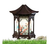 Generico Chinese Lantern Diffuser - Two Color Adjustable Pagoda Lamp, Ultrasonic Cool Mist Humidifier, Zen Aesthetic Aromatherapy Hub, Elegant Oriental, Cultural Home Decor Accent, Silent Mist Mach
