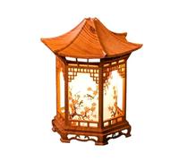Generico Chinese Lantern Diffuser - Two Color Adjustable Pagoda Lamp, Ultrasonic Cool Mist Humidifier, Zen Aesthetic Aromatherapy Hub, Elegant Oriental, Cultural Home Decor Accent, Silent Mist Mach