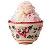 Generico Chinese Rice Bowl - 5 Inch 520ml Ceramic Container for Rice and Meals | Reusable Dinnerware with, Ideal for Soup Cereal Noodles Lunch or Dinner at Home Farmhouse Restaurant Kitchen Use