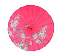 Generico Chinese Silk Parasol - Classical Asian Umbrella | Wooden Handle