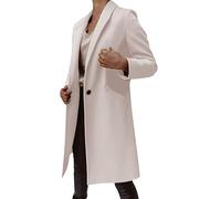 Generico Chiodo Pelle Donna Antipioggia Sottilette Cappotto Autunnale Alla Da Donna Trench In Lana Da Cappotto Invernale Lungo E Spesso Cappotti Invernali Piumino Leggero Beige Xxxl