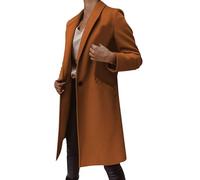 Generico Chiodo Pelle Donna Antipioggia Sottilette Cappotto Autunnale Alla Da Donna Trench In Lana Da Cappotto Invernale Lungo E Spesso Cappotti Invernali Piumino Leggero Brown Xxxl