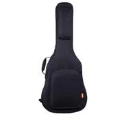 Genérico Chitarra -Shoulder -Backpack -sof -Soft spugna spessa, borsa per il trasporto acustico nera per 39 40 41 pollici | Copertura leggera imbottita, protezione in memoria durevole per tutti i
