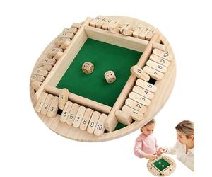 Generico Chiudi il gioco in scatola, Chiudi il gioco da tavolo in scatola - Classico di di,Divertente di addizione in legno, giochi da tavolo a chiusa per feste di compleanno, pub, riunion