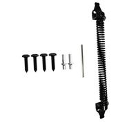 Generico Chiudiporta Automatico a Molla per Cancello in Legno Set 1 Pezzo Chiusura Silenziosa e Resistente in Acciaio al Carbonio per Porte Esterne e Recinzioni Villa