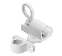 Generico Chiusura Autobloccante in Lega di Alluminio Bianca per Porta Soffitta con Molla Fermo per Porta Silenzioso e Resistente Serratura per Portelli con Viti Facile da Installare