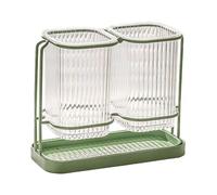 Generico Chopstick Holder, Kitchen Organizer, Clear Modern Design, Utensil Storage Rack, Fork Spatula Stand for Cabinets, Countertops, Home, Meal Prep, and Cooking Tools, Multicolor