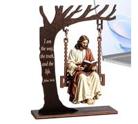 Generico Christian Decor - 2D Jesus Bible Reading Swing Ornament