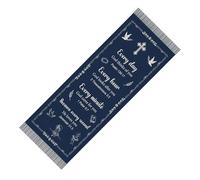 Genérico Christian Prayer Shawl - 27,5 x 70,8 Inches Womens Shawl, Praying Scripture Wrap For Mother | Praying Church Worship Bible Study Religious Ceremony Decoration Accessories, multicolore, A