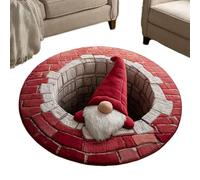 Generico Christmas 3D Rug, 3D Illusion Christmas Doormat, Heavy Duty Non Slip Decorative Doormats For Entrance Outside Entry Yard Floor Patio Home Outdoor Bedroom Living Room Kitchen Porch