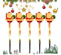 Generico Christmas Beacons, Lawn Embellishment Ornaments, Rechargeable Energy Devices, Quintet Unit Collection, Bright Holiday Accent, Dusk Dawn Lights, Ideal for Exterior Interior Party Accessory