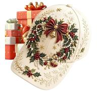Generico Christmas Beaded Baseball Hat DIY Kit Handmade Christmas Headgear