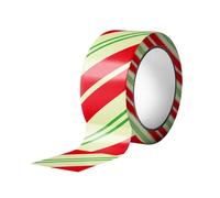 Generico Christmas Caution Tape - Adhesive Barrier Tapes, Warning Safety Stripe Strip, Danger Construction Law Enforcement Crime Scene, Warning Safety Stripe Tape, Glowing Effect, Multi Color