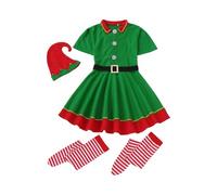 Genérico Christmas Costume - Fabric, Size Christmas Figure Cute And Festive | Breathable And Soft Holiday Dress-Up Outfit, Kids Costume For School Events, Stage Performances, Parades, Birthdays