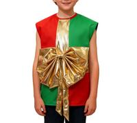 Generico Christmas Costumes - Children Cosplay Sleeveless Top, Holiday Dress-Up Clothes for Boys and Girls, Perfect for Parties, Family Gatherings, Role Play, and Stage Performances, 22.05 Inches