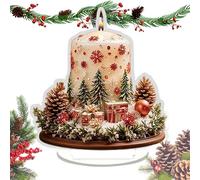 Generico Christmas Decorations, Table Centerpieces for Holiday Indoor, Christmas Theme 2D Desktop Sign Decor, Home Festival Wedding Party Dining Living Room Bedroom Desktop