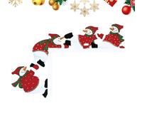 Generico Christmas Door Frame Decoration - Christmas Decoration Door Frame, Versatile Double-Sided Wall Sculpture, Festive Doors Topper Corners | For Bedroom, Living Room, Mantel, Window, Home, Wall