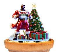 Genérico Christmas Garden Stakes - Christmas Yard Stakes - Winter Character Garden Stake Decoration,Waterproof Christmas Outdoor Decorations, Flat Garden Lawn Decor Easter, Christmas, New Year