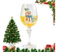 Generico Christmas Glass, Cup Heat-Resistant Hot and Cold Water Mugs | Christmas Wine Goblets for Dorm Apartment Party Festival Holiday Dinner Table Restaurant Home