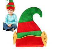 Generico Christmas Hat - Gold Velvet, 18.9x11.81in Elves Hat Classic Holiday Style | Soft & Comfortable Festive Headwear For Christmas Parties, Family Photos, Holiday Decorations, Winter Celebrations