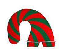 Generico Christmas Hats | Unisex Velvet Comfort Christmass Party Hat | Stripped Face Cover Design Santa Costume Candy Cane Headwear for Holiday Winter Costumes Cosplay New Year Supplies