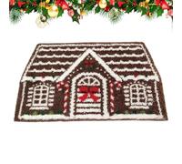 Generico Christmas House Doormat, Winter Kitchen Bath Outdoor Floor Mat, 23.6x35.4inch Festive Non Slip Christmas Doormat For Entrance, Shower, Home, Bedroom, Living Room, Floor