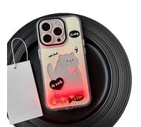 Generico Christmas Light-Up Phone Case - Colorful Flashing Incoming Call LED Flash Luminous Cartoon Cat & DogCase for iPhone17/16/15/14/13pro Max (For IPhone15Pro Max,#4)