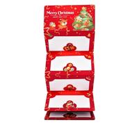 Generico Christmas Money Box - Festive 10-Slot Folding Holder for Holiday Savings | Happy Box, Ideal for Festival Valentines Birthday Proposal Kids Adults Friends Men Women, 18.5x10cm Multicolor
