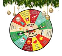 Generico Christmas Party Game Spinner - Attività per feste - Ruota di scambio dei premi di Natale, per familiari colleghi Ragazzi Ragazze Donne Uomini Adolescenti