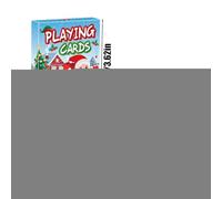 Generico Christmas Playing - 3.62 Inches Cards Set for Family, Table Game with Classic, Fun Holiday Entertainment, Easy Shuffle Feature, Game Card Tool, Party Deck Accessory for Home Party,