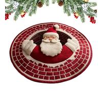 Generico Christmas Rugs - 31.5/39.37/47.24inches Xmass Bathroom Rugs, 3D Illusion Floor Mats, Non Slip Kitchen Doormats | For Indoor Outdoor Home Bedroom Living Room Kitchen Porch Entrance Outside