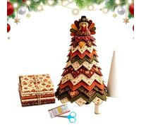 Generico Christmas Sewing Tree Craft Set, Christmas Fabric Tree with Guide