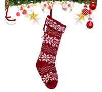 Generico Christmas Stockings, Festival Knitted Goodie Bag for Travel, Christmas Fireplace Stockings, Home Seasonal Decor for Holidays, Apartment Vacation Hotel Office College Dorm Holiday