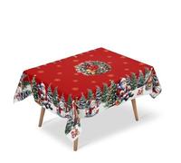 Generico Christmas Tablecloth, Festive Holiday Dining Table Cover with Matching Fall Tablecloth Options, Washable for Christmas Table Decorations (2,M)