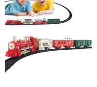 Generico Christmas Train Toy | 18.5x21x5cm Interactive Car Toy With Light And Music | Versatile Light Up Christmas Train,for Kids Boys Girls Children Home Traveling Schools Bedroom Kindergarten