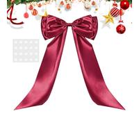 Generico Christmas Tree Bows | Large Holiday Home Decor Ornament | Decorative Bow for Christmas, Thanksgiving, Birthday, Outdoor Photo Backdrop, Farmhouse, Bedroom, Apartment, Dorm, Winter