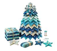 Generico Christmas Tree - Dolphin Octopus Fabric Kit, DIY Sewing