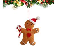 Generico Christmas Tree Gingerbread Man | Festive Cartoon Decorative Felt Holiday Decor,Tree Ornaments Fireplace Decoration - for Home Dining Table Party Fireplace Window Living Room