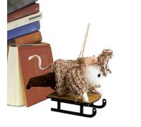 Generico Christmas Tree Ornaments Animals, Festive Hanging Craft Pendants, 7.09x3.15x3.15 Inches, Cute Holiday Decorations, Lightweight Charming Figurines for Home Garden Farm Party Tree Displays