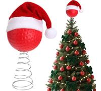 Generico Christmas Tree Topper,Basketball Golf Baseball Seasonal Decoration | Holiday Tree Top Decorations,for Fans Party Planners Apartment Church Living Room Bedroom Fireplace Mantel Bookshelf