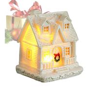 Generico Christmas Village House | Led Christmas Decoration | Charming Christmas House, Tabletop Christmas Decor, House, Christmas Home Decor, Cute Christmas House Display