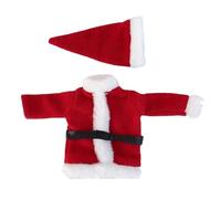 Generico Christmas Wine Bottle Cover, Wine Bottle Coat Hat, Holiday Wine Bottle Decoration, Reusable Wine Bottle Cover, Christmas Wine Bottle Clothes Hat Decorative Bottle Toppers for Parties Favors
