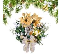 Generico Christmas Wreath Indoor, 50x50x9cm Nativity Scene Holiday Decorations | Soft Holiday Wreath with LED Lights - for Porch Mantle Kitchen Living Room Bedroom Entryway Restaurant School Wedding