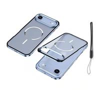 Generico ChubbyCase Ultra - Metal Frame Snap Case with Matte Back For iPhone 17/16 Air Pro Max, ChubbyCase Ultra-Thin Metal Frame Heat Dissipation Case (16ProMax,Blue)
