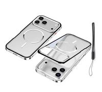 Generico ChubbyCase Ultra - Metal Frame Snap Case with Matte Back For iPhone 17/16 Air Pro Max, ChubbyCase Ultra-Thin Metal Frame Heat Dissipation Case (17 Pro Max,Silver)