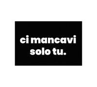 Generico Ci mancavi solo tu Tappeto Zerbino Per Interni Casa Cucina Decorazioni Idea Regalo Simpatica Addobbi Arredo Antisporco Personalizzato Famiglia 40x100cm Antiscivolo Ingresso amore