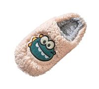 Generico Ciabatte Antiscivolo Bambino Pantofole Bimba 22 Pantofole da Donna Autunno e Inverno Comodo Caldo Simpatico Dinosauro Cartone Animato Tinta Unita per Ciabatte Pelose Donna (Pink, 39)